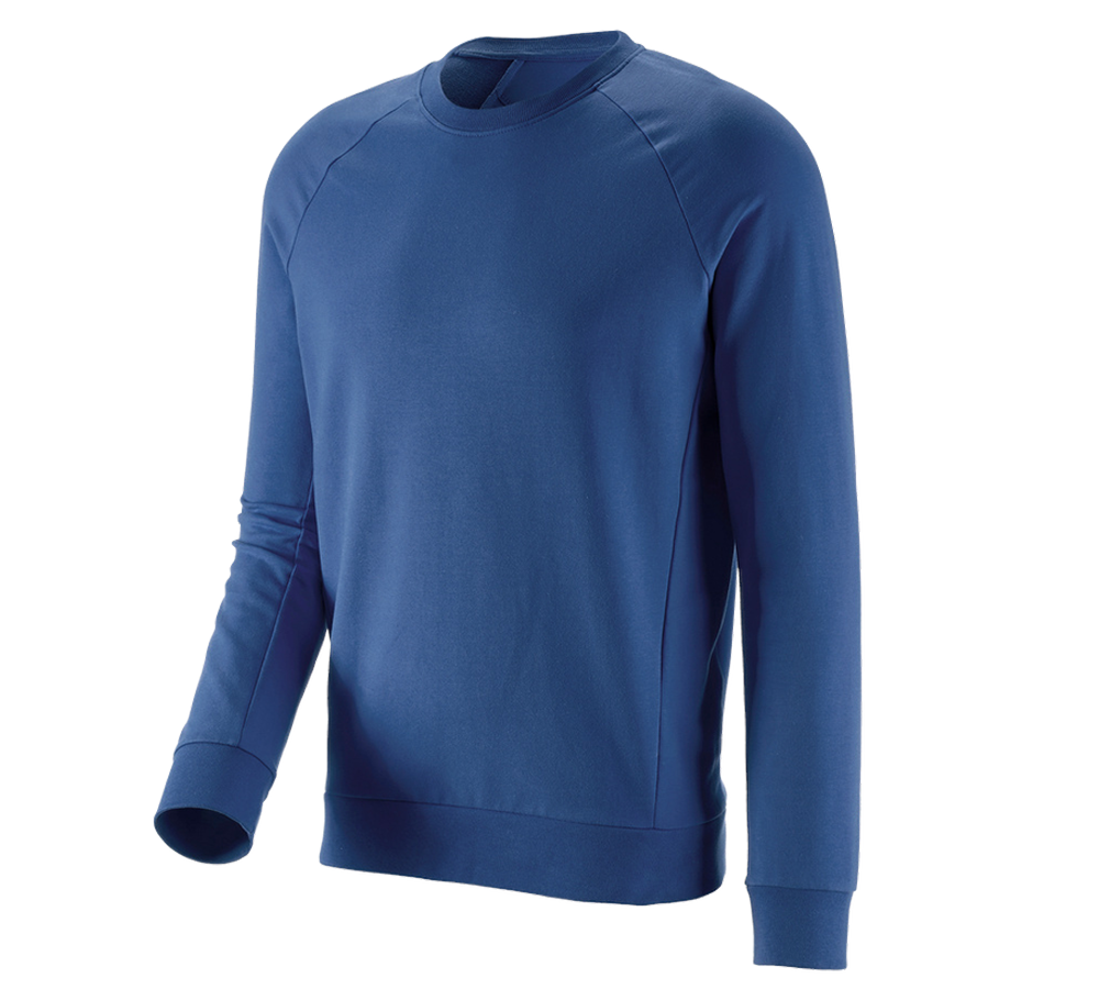 Maglie | Pullover | Camicie: e.s. felpa cotton stretch + blu alcalino