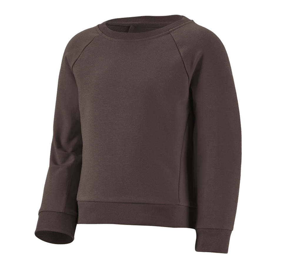 Maglie | Pullover | T-Shirt: e.s. felpa cotton stretch, bambino + castagna