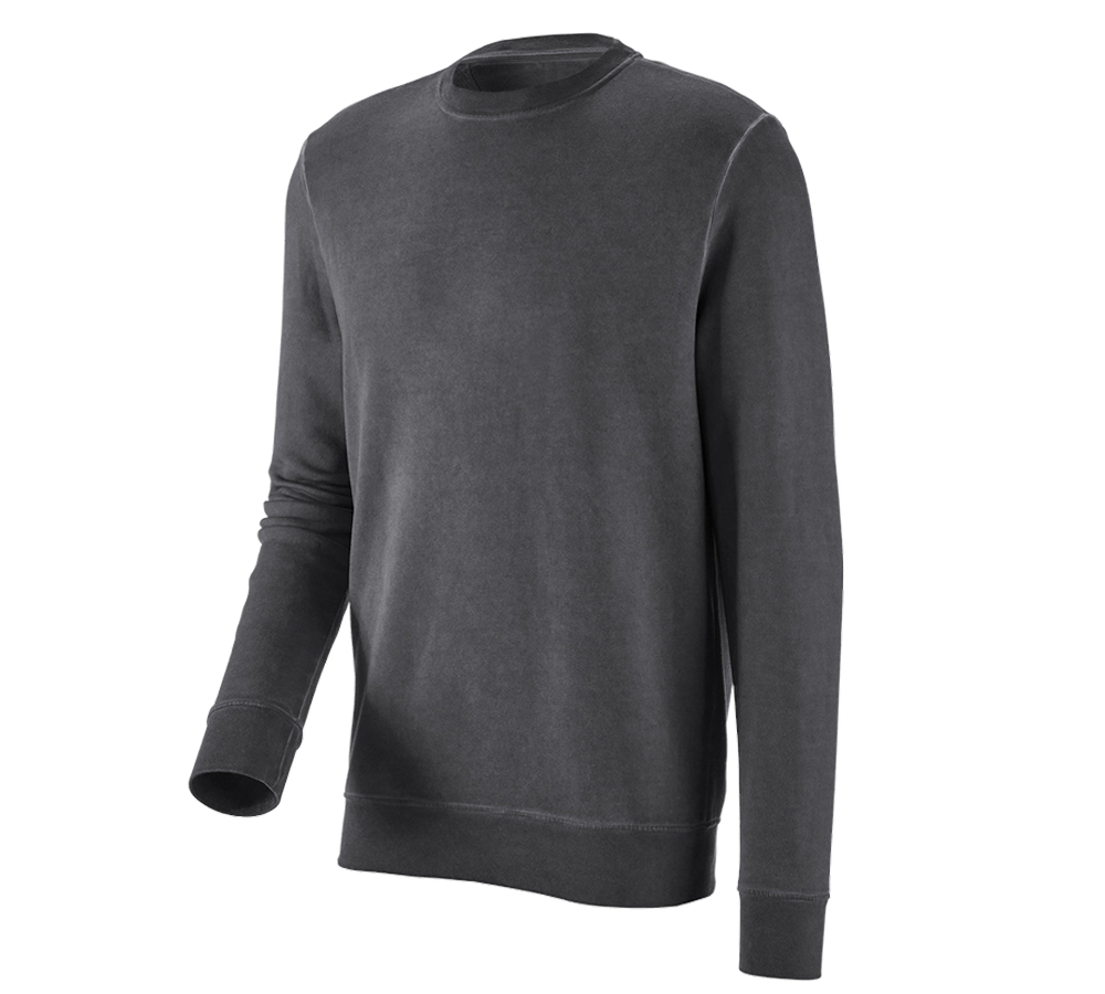 Maglie | Pullover | Camicie: e.s. felpa vintage poly cotton + nero ossido vintage