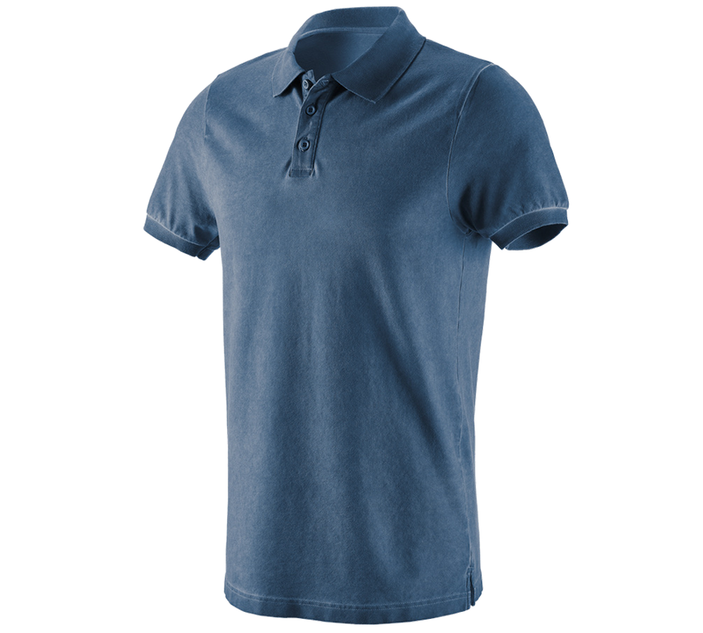 Maglie | Pullover | Camicie: e.s. polo vintage cotton stretch + blu antico vintage