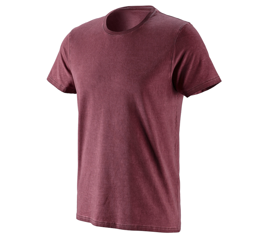 Maglie | Pullover | Camicie: e.s. t-shirt vintage cotton stretch + rubino vintage
