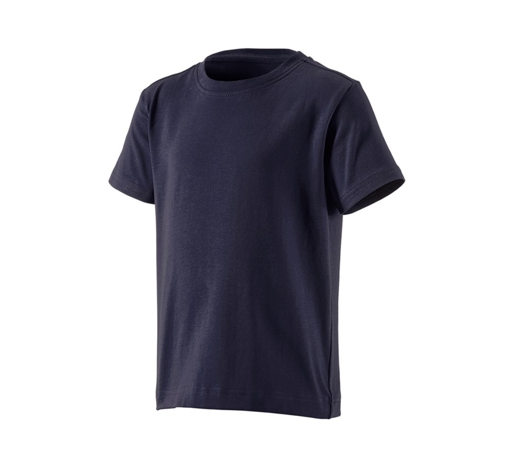 Temi: e.s. t-shirt cotton stretch, bambino + blu scuro