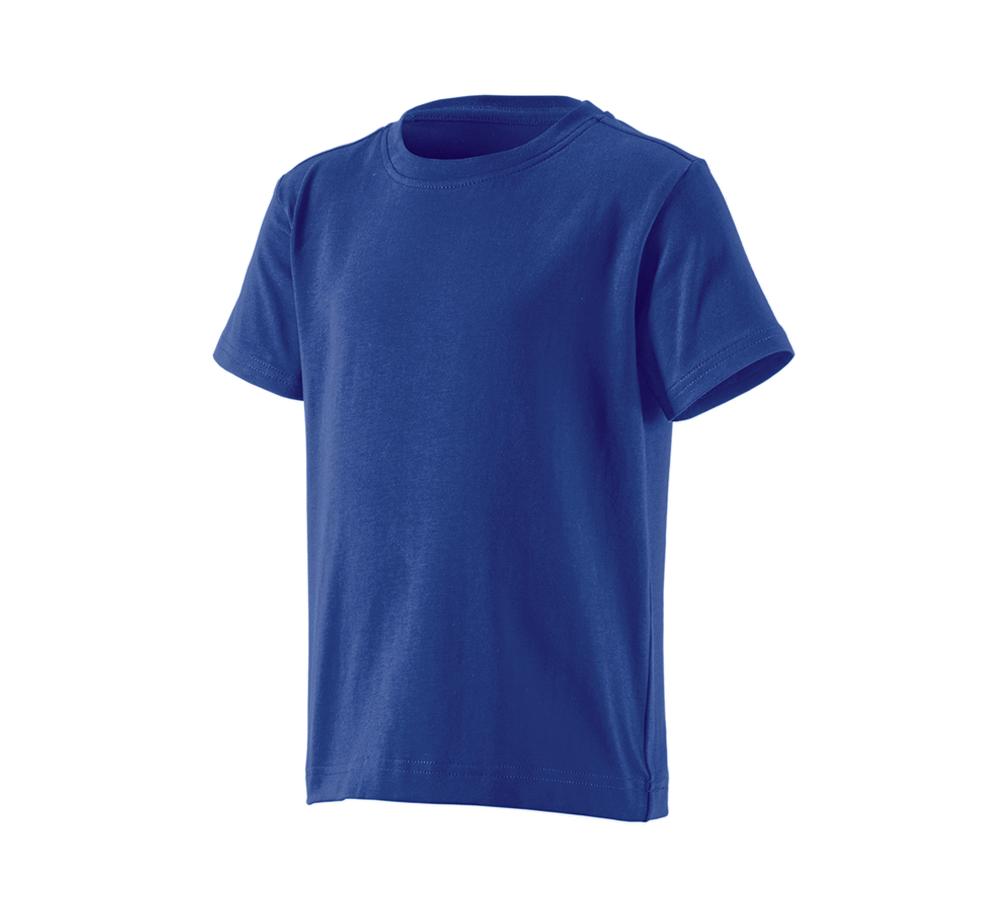 Temi: e.s. t-shirt cotton stretch, bambino + blu reale