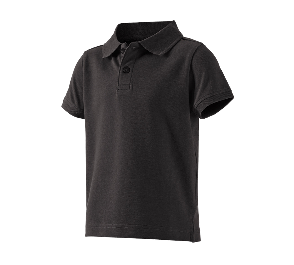 Maglie | Pullover | T-Shirt: e.s. polo cotton stretch, bambino + nero