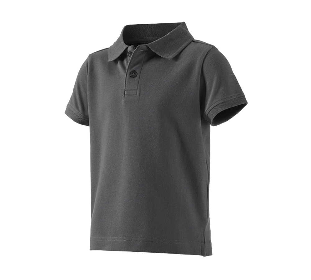 Maglie | Pullover | T-Shirt: e.s. polo cotton stretch, bambino + antracite 