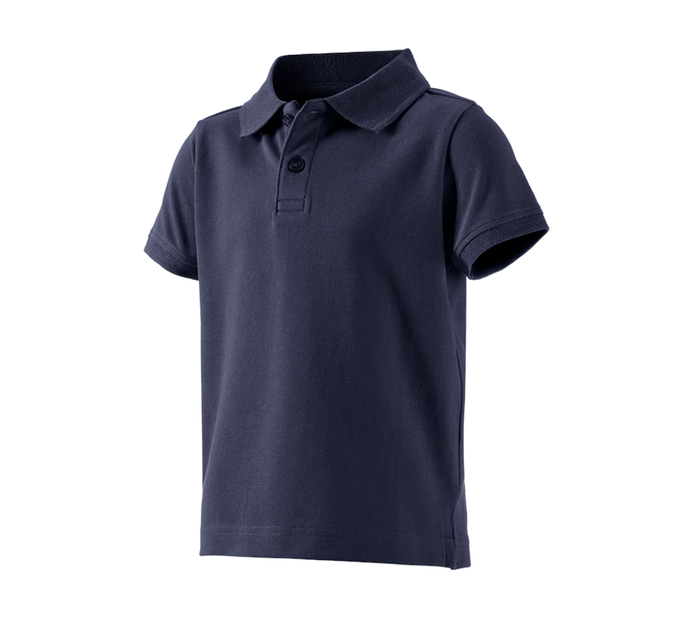 Maglie | Pullover | T-Shirt: e.s. polo cotton stretch, bambino + blu scuro