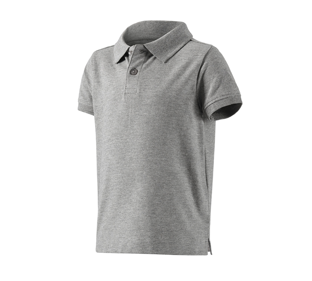 Maglie | Pullover | T-Shirt: e.s. polo cotton stretch, bambino + grigio sfumato