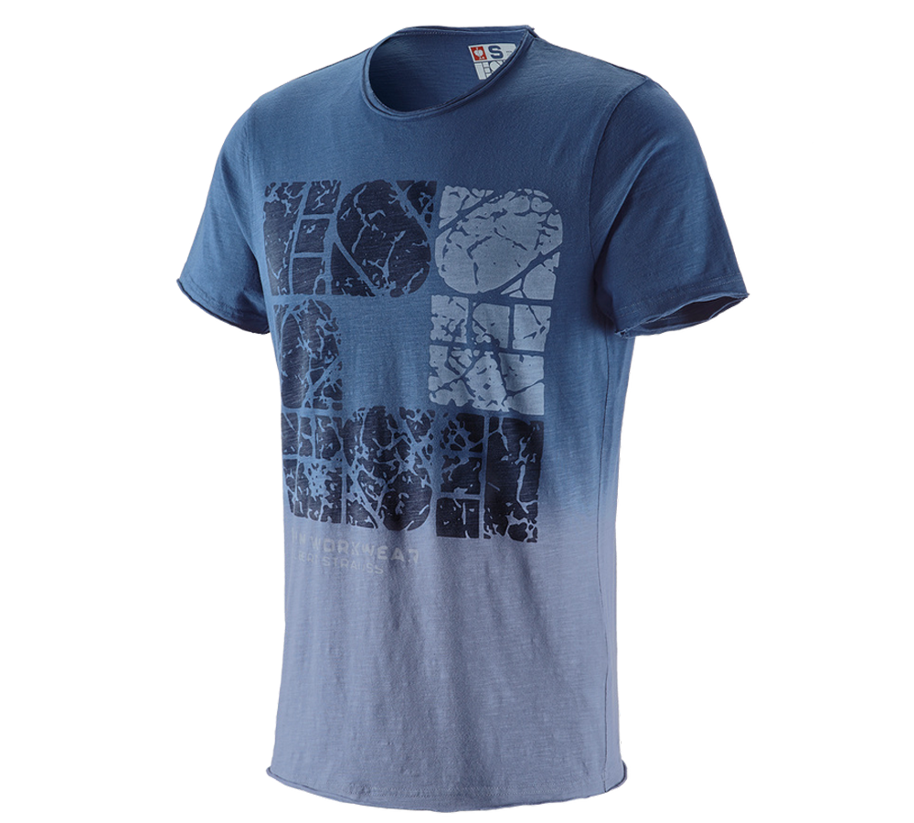 Maglie | Pullover | Camicie: e.s. t-shirt denim workwear + blu antico vintage