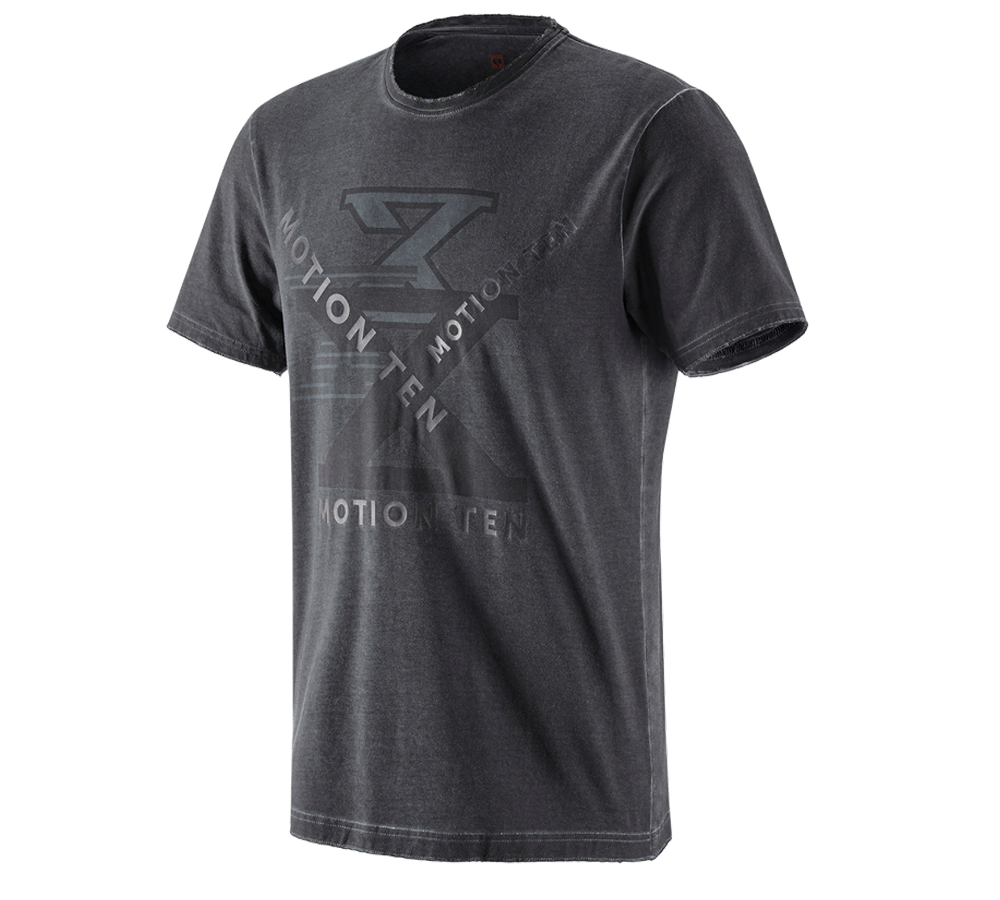 Maglie | Pullover | Camicie: T-shirt e.s.motion ten + nero ossido vintage