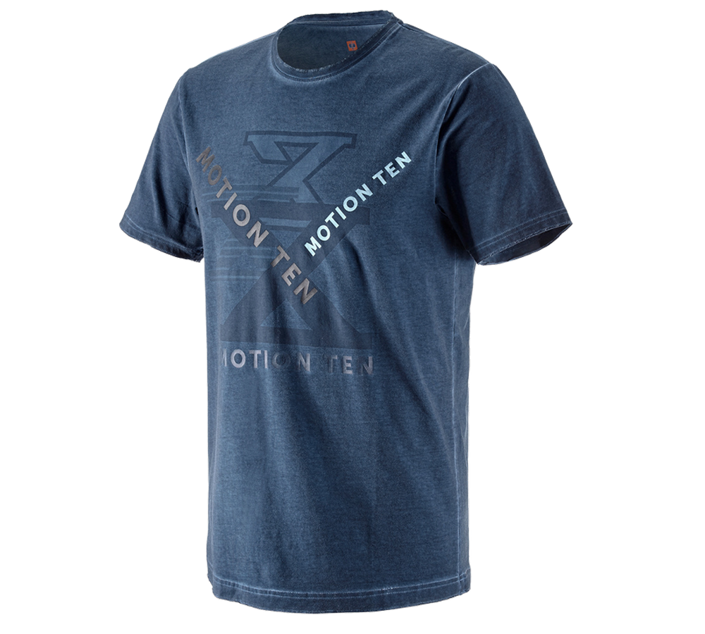 Temi: T-shirt e.s.motion ten + blu ardesia vintage