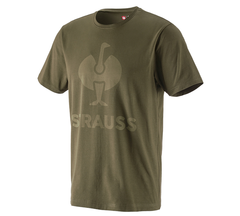 Maglie | Pullover | Camicie: T-shirt e.s.concrete + verde fango