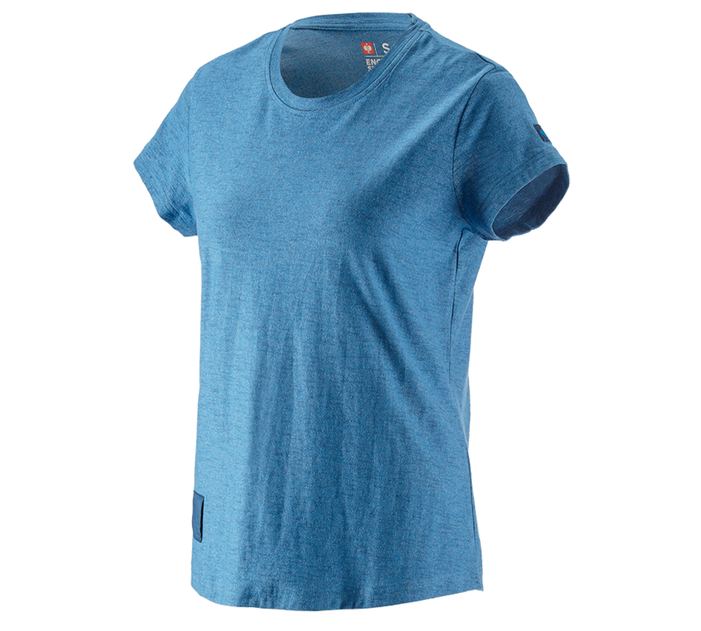 Maglie | Pullover | Bluse: T-shirt e.s.vintage, donna + blu artico melange