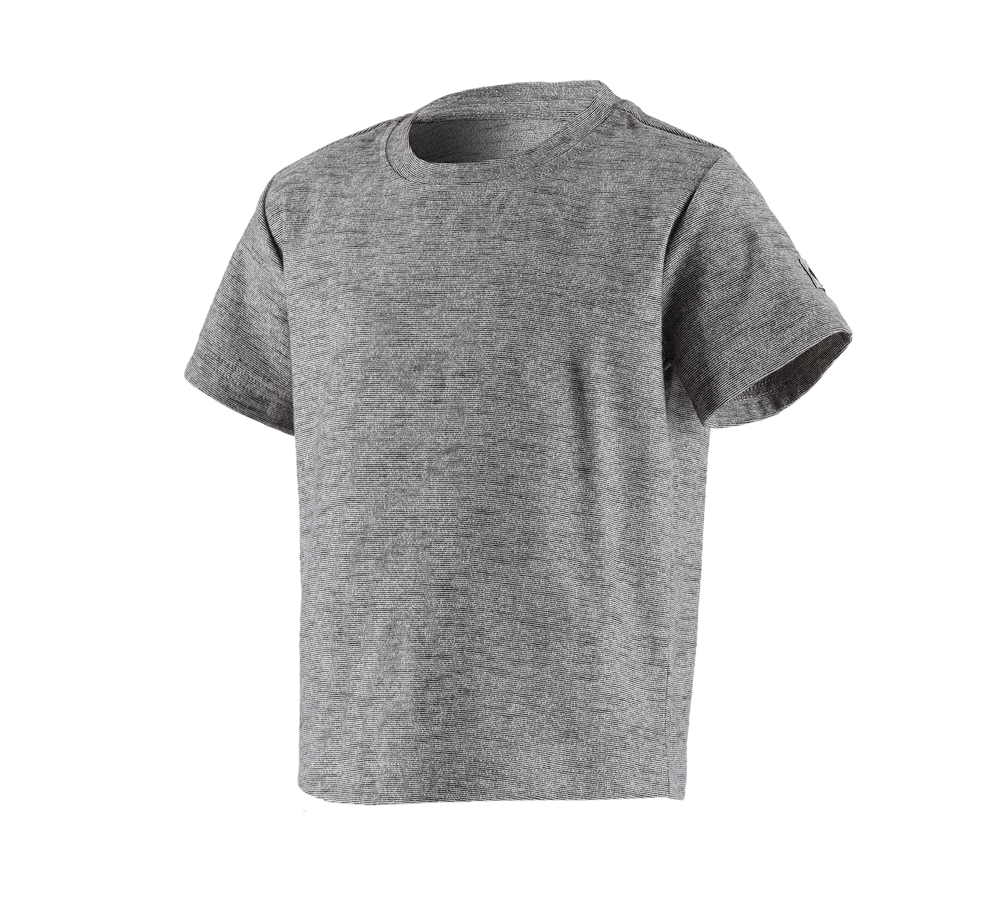 Maglie | Pullover | T-Shirt: T-shirt e.s.vintage, bambino + nero melange