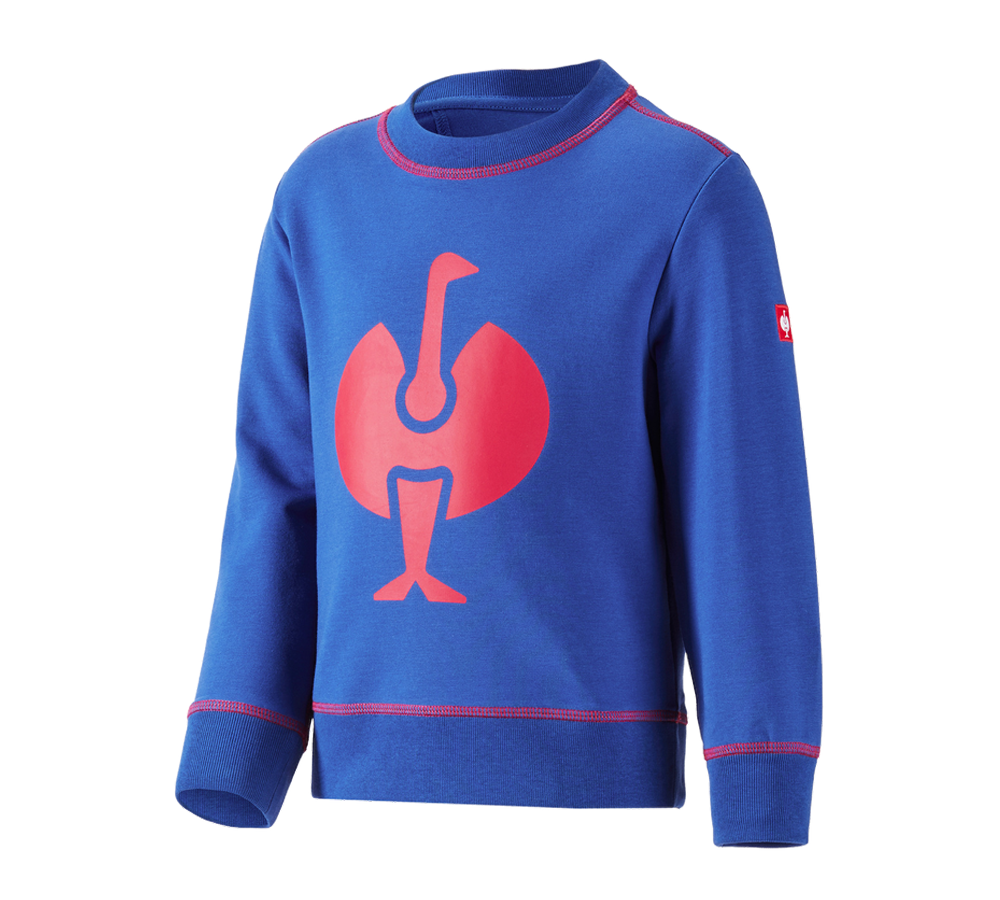 Maglie | Pullover | T-Shirt: Felpa e.s.motion 2020, bambino + blu reale/rosso fuoco