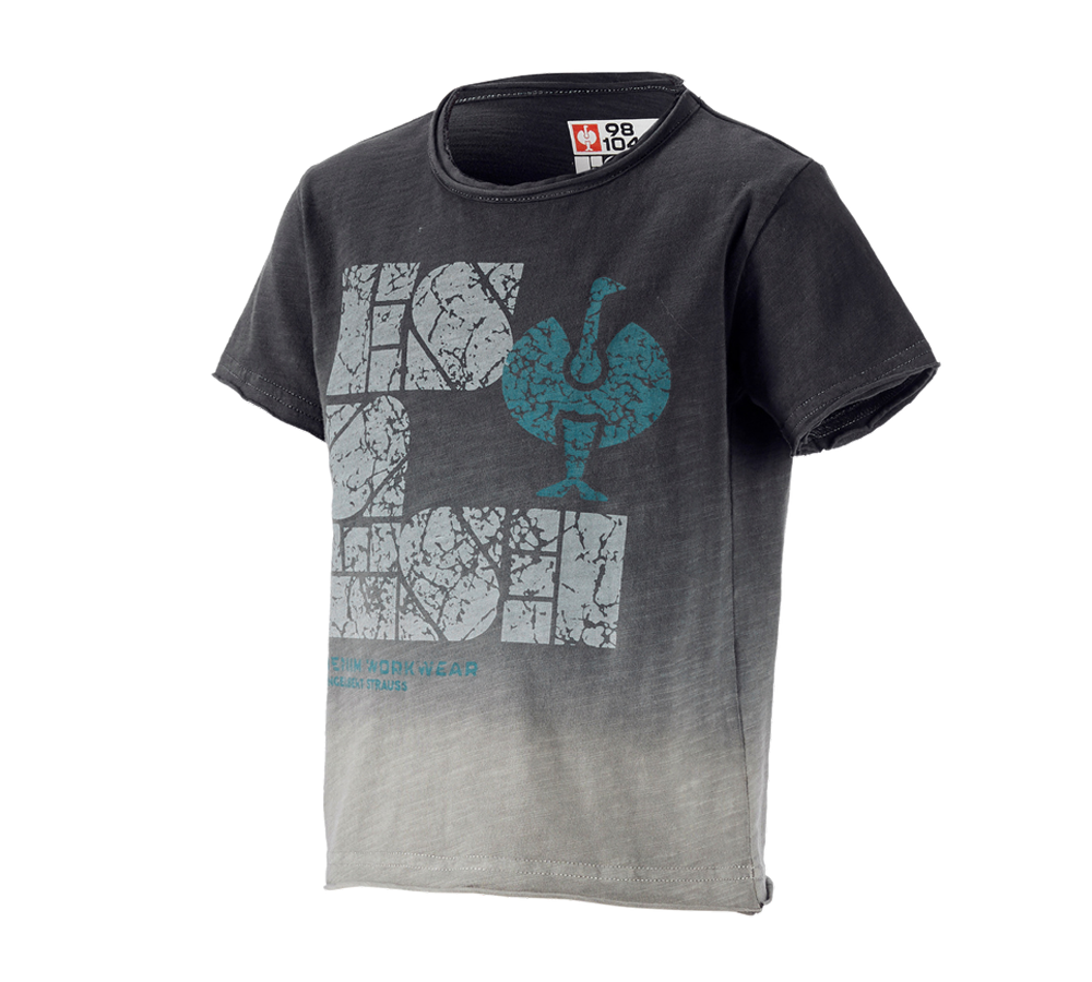 Maglie | Pullover | T-Shirt: e.s. t-shirt denim workwear, bambino + nero ossido vintage