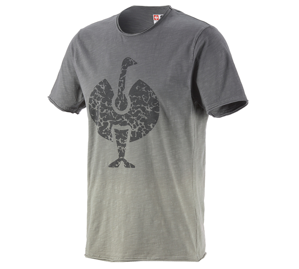 Maglie | Pullover | Camicie: e.s. t-shirt workwear ostrich + granito vintage