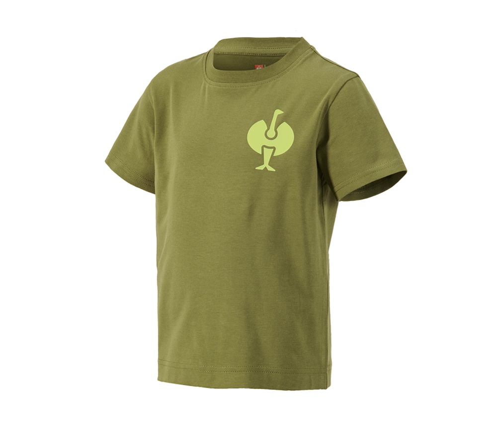 Maglie | Pullover | T-Shirt: T-shirt e.s.trail, bambino + verde ginepro/verde lime