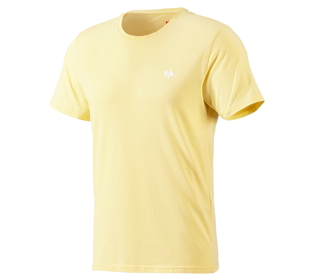 Temi: T-shirt e.s.motion ten pure + giallo chiaro vintage
