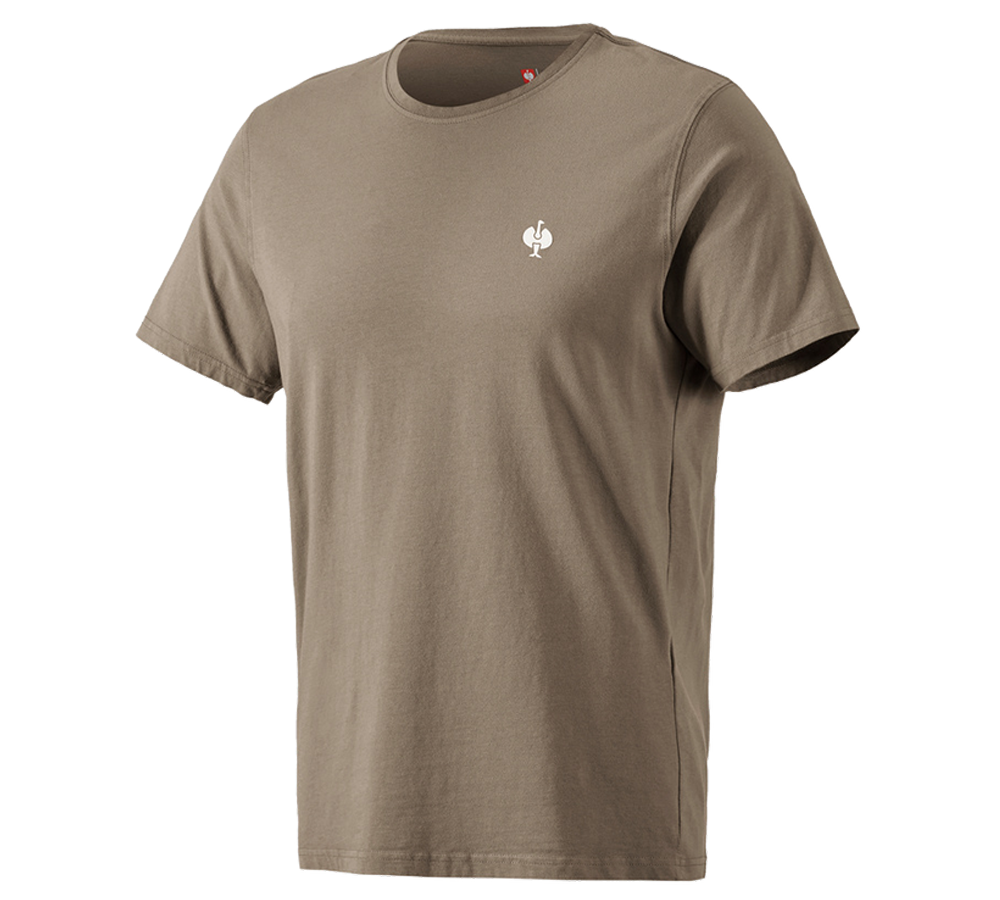 Maglie | Pullover | Camicie: T-shirt e.s.motion ten pure + marrone pecan vintage