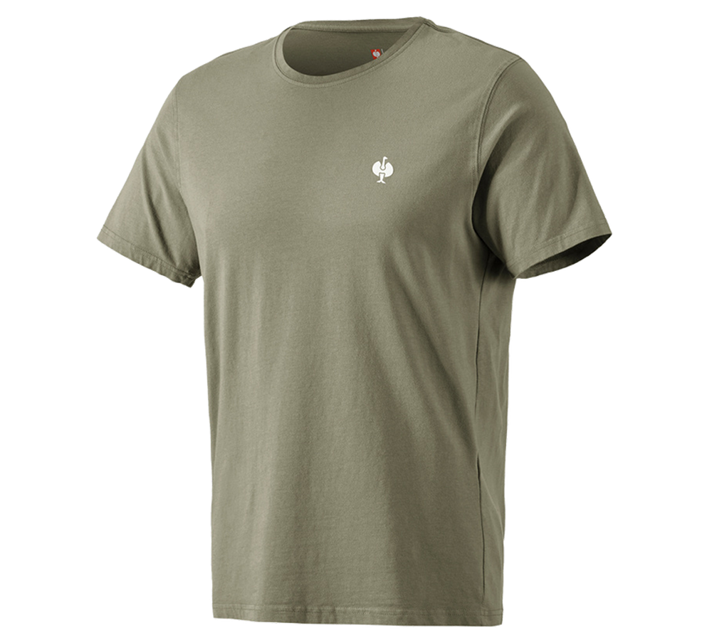 Temi: T-shirt e.s.motion ten pure + verde palude vintage
