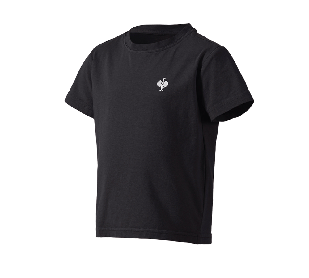 Maglie | Pullover | T-Shirt: T-shirt e.s.motion ten pure, bambino + nero ossido vintage