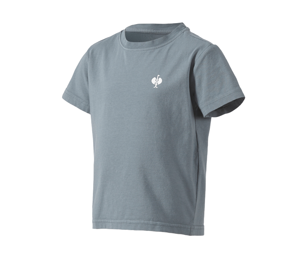 Maglie | Pullover | T-Shirt: T-shirt e.s.motion ten pure, bambino + blu fumo vintage