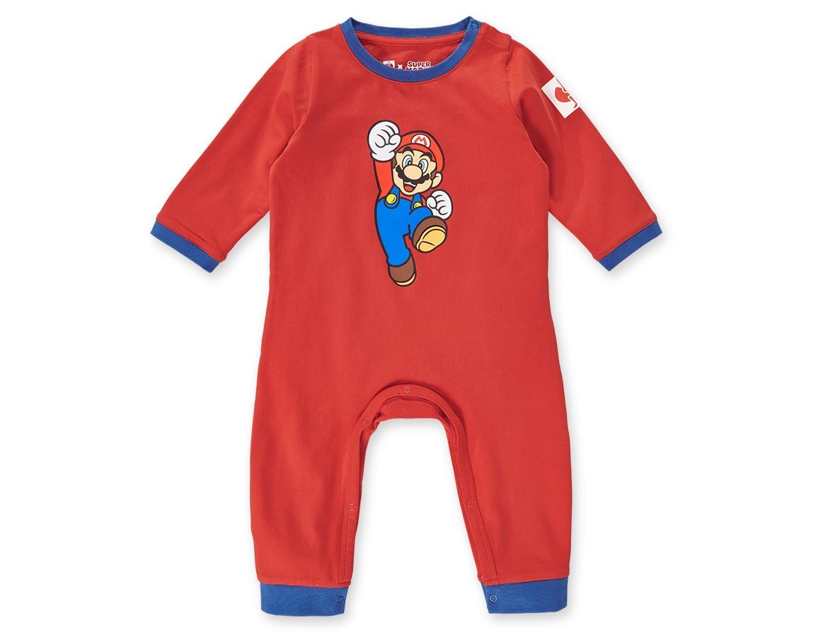Collaborazioni: Tutina da neonato Super Mario + rosso strauss