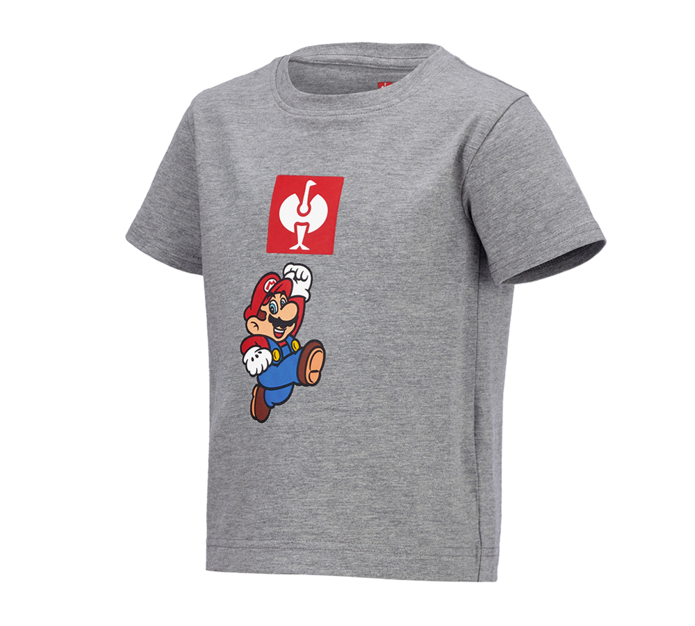 Collaborazioni: Super Mario t-shirt, bambino + grigio sfumato