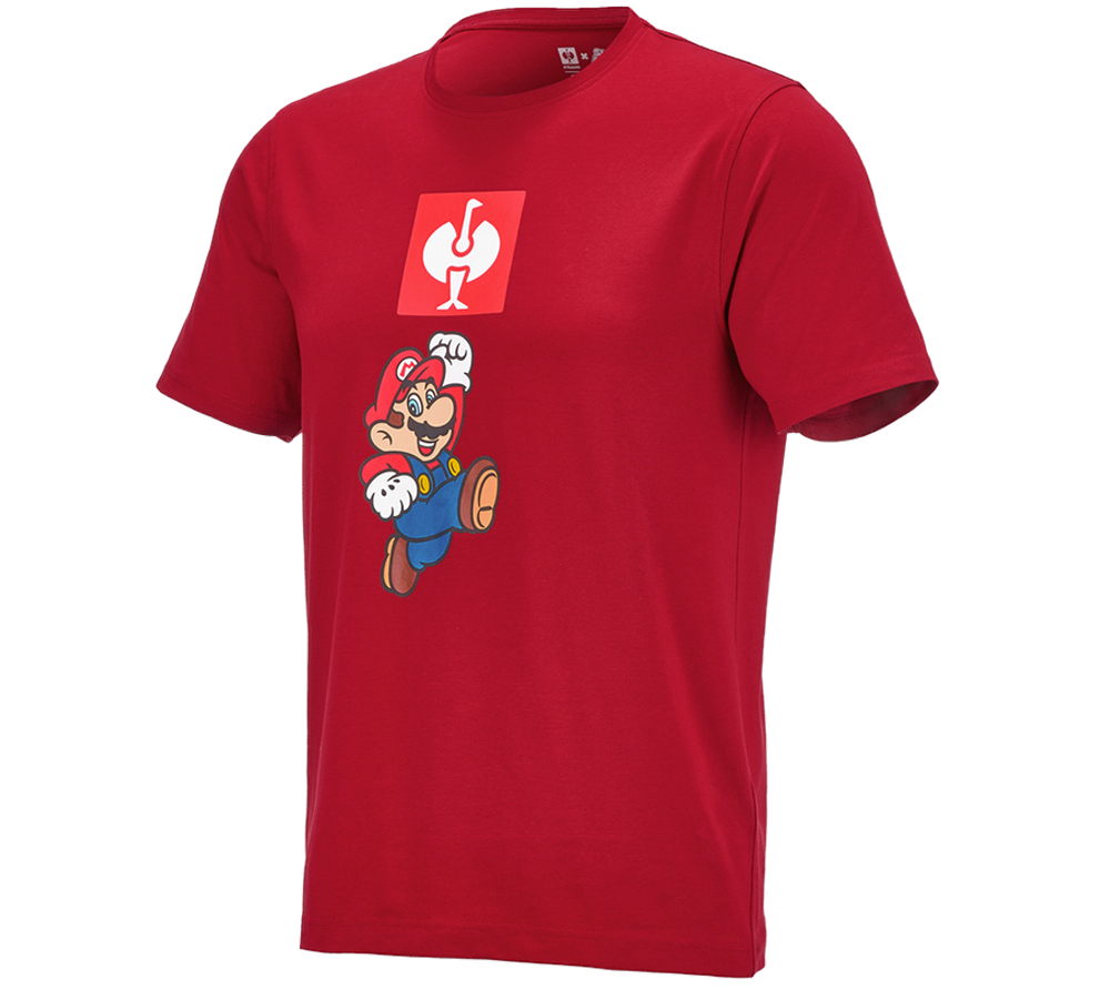 Collaborazioni: T-shirt Super Mario, uomo + rosso fuoco