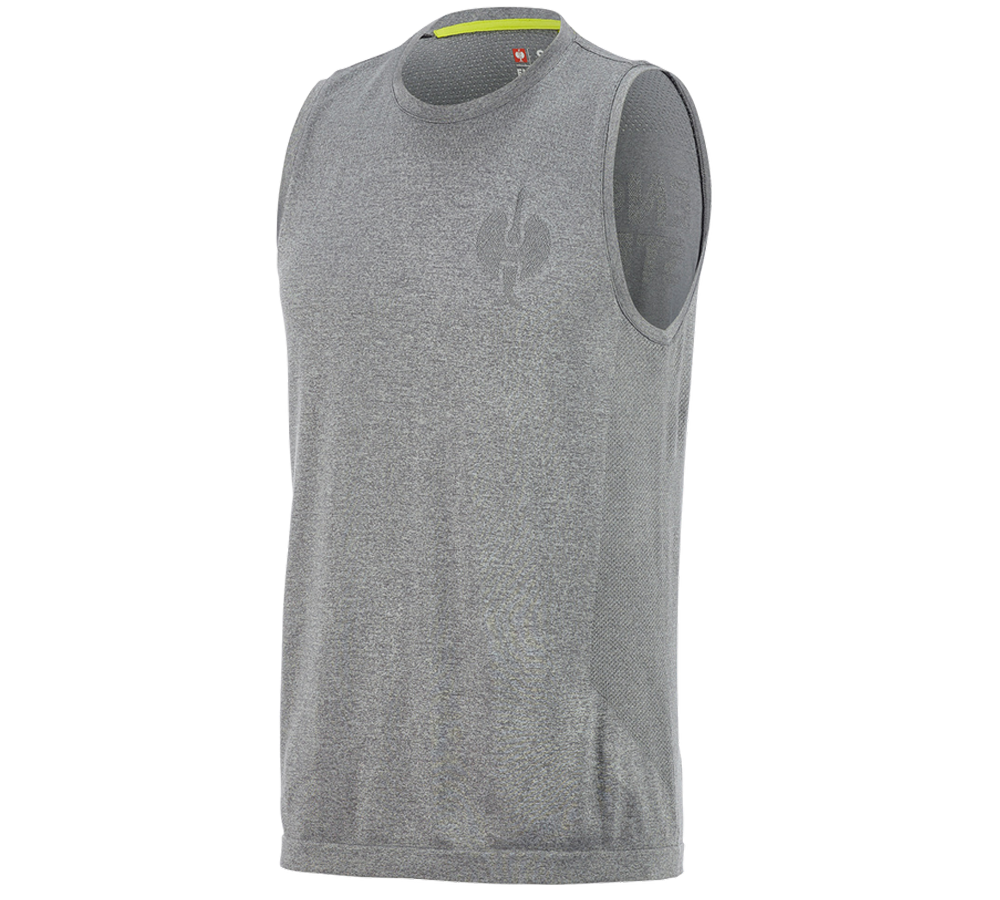 Maglie | Pullover | Camicie: Maglietta atletica seamless e.s.trail + grigio basalto melange