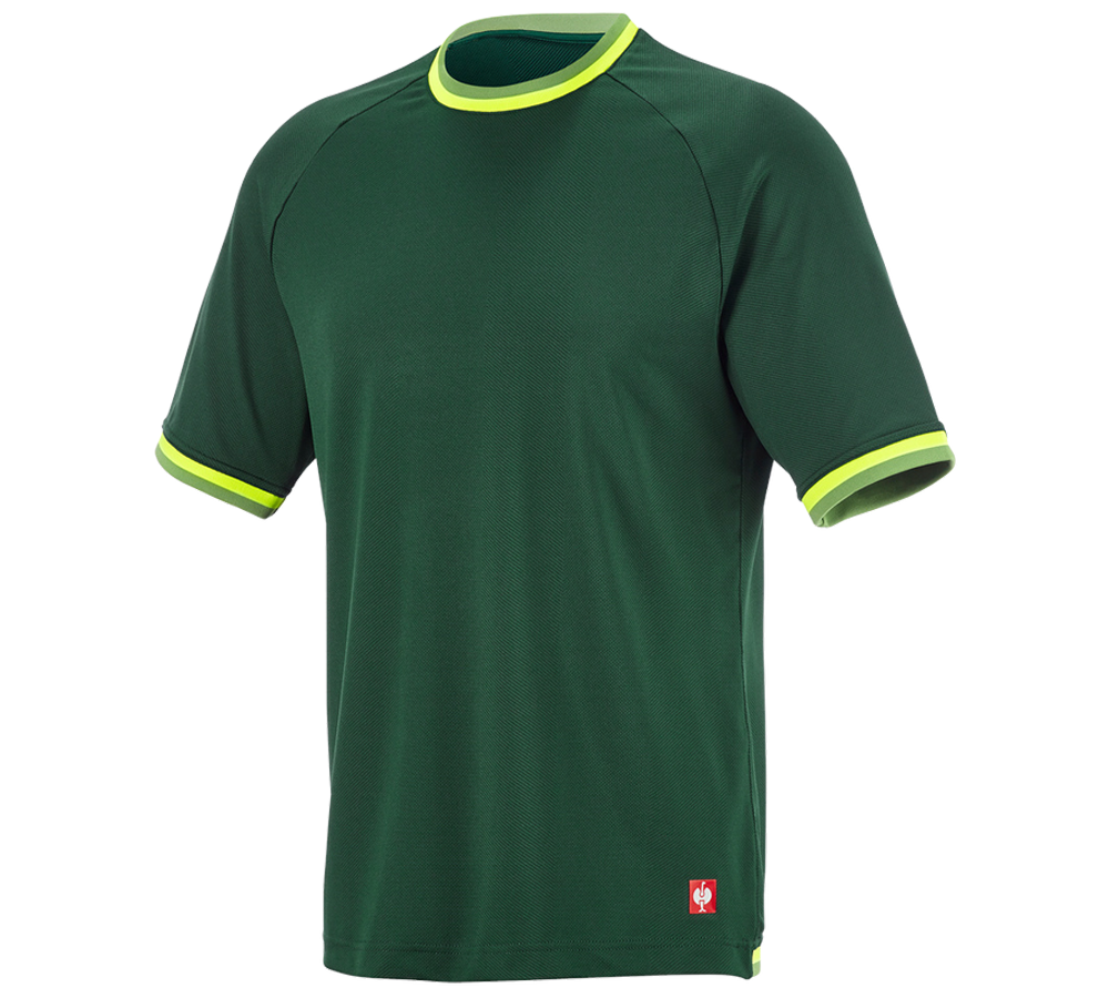 Abbigliamento: T-shirt funzionale e.s.ambition + verde/giallo fluo