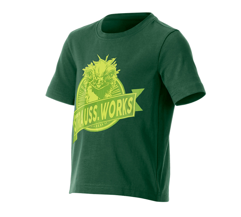 Abbigliamento: e.s. t-shirt strauss works, bambino + verde