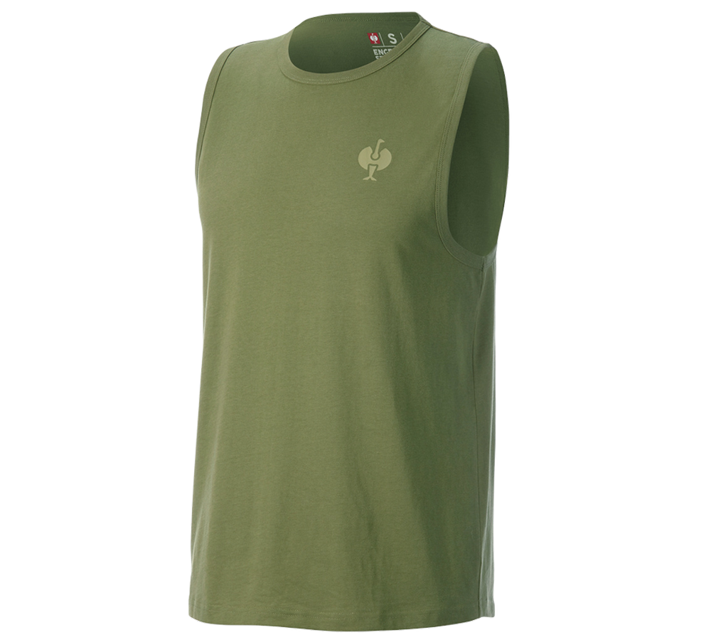 Abbigliamento: Maglietta atletica e.s.iconic + verde montagna