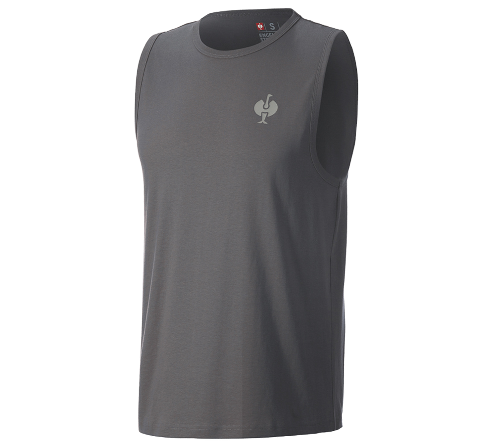 Abbigliamento: Maglietta atletica e.s.iconic + grigio carbone