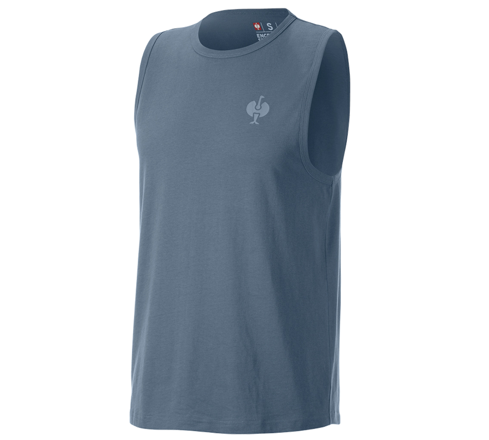 Maglie | Pullover | Camicie: Maglietta atletica e.s.iconic + blu ossido