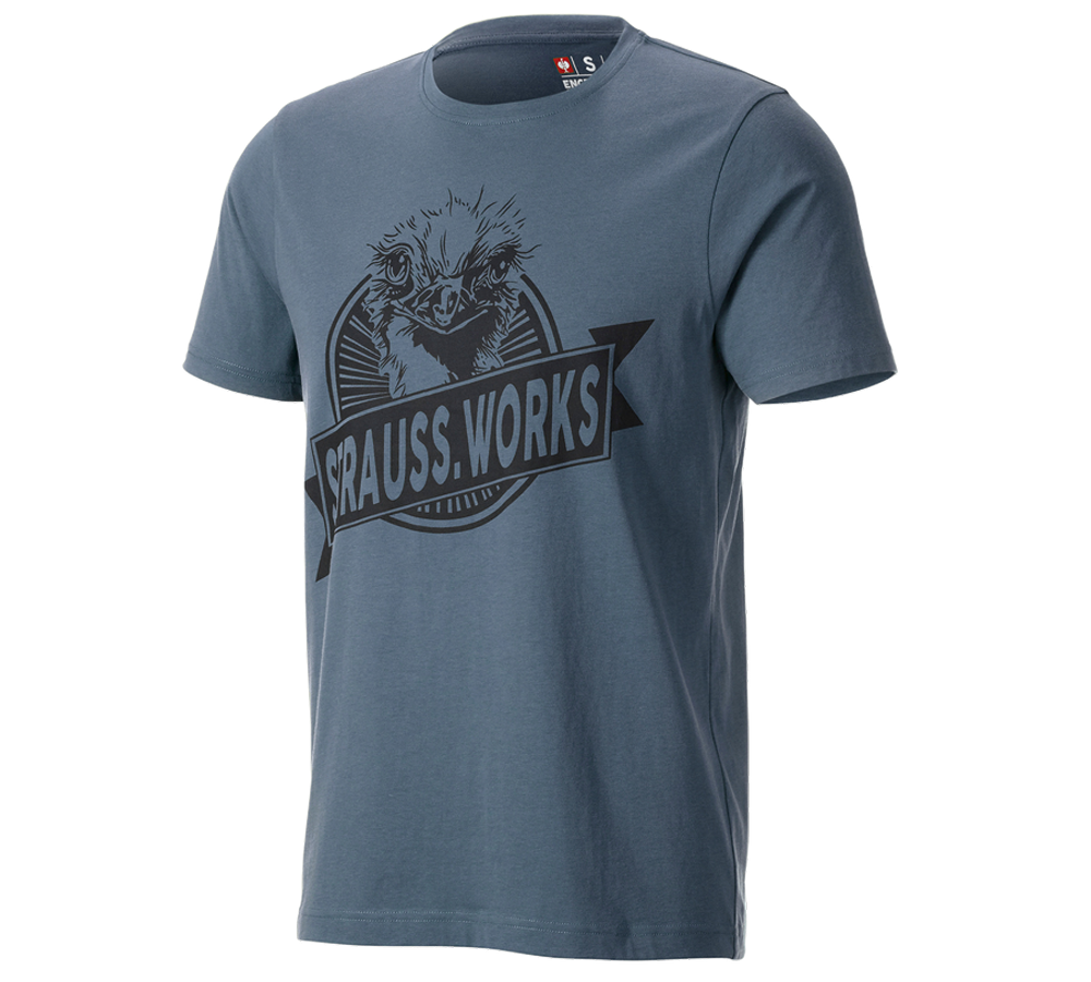 Shirts & Co.: T-Shirt e.s.iconic works + oxidblau