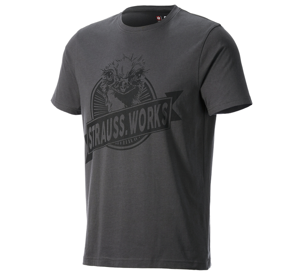 Abbigliamento: T-shirt e.s.iconic works + grigio carbone