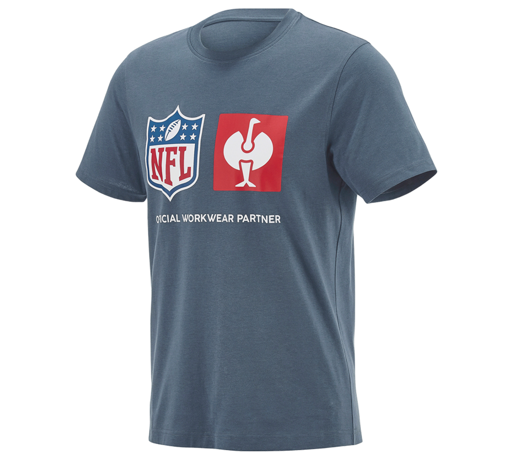 Maglie | Pullover | Camicie: NFL T-Shirt cotton + blu ossido