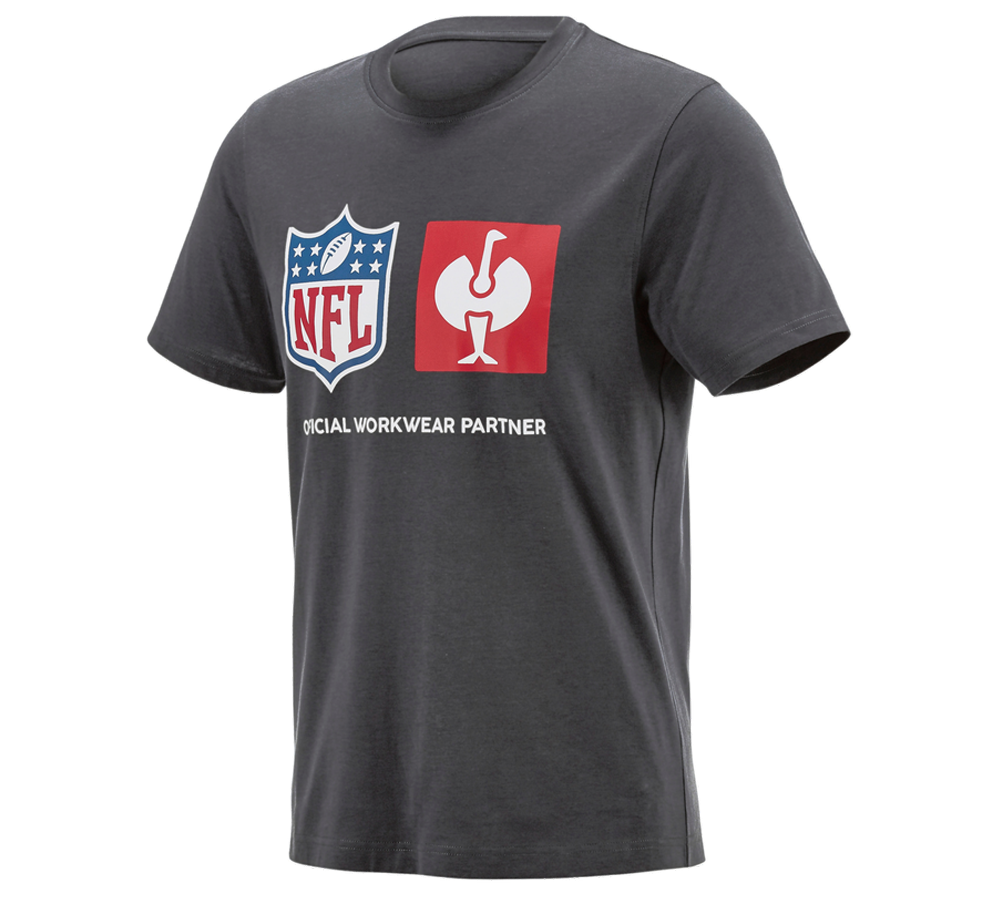 Maglie | Pullover | Camicie: NFL T-Shirt cotton + grigio carbone