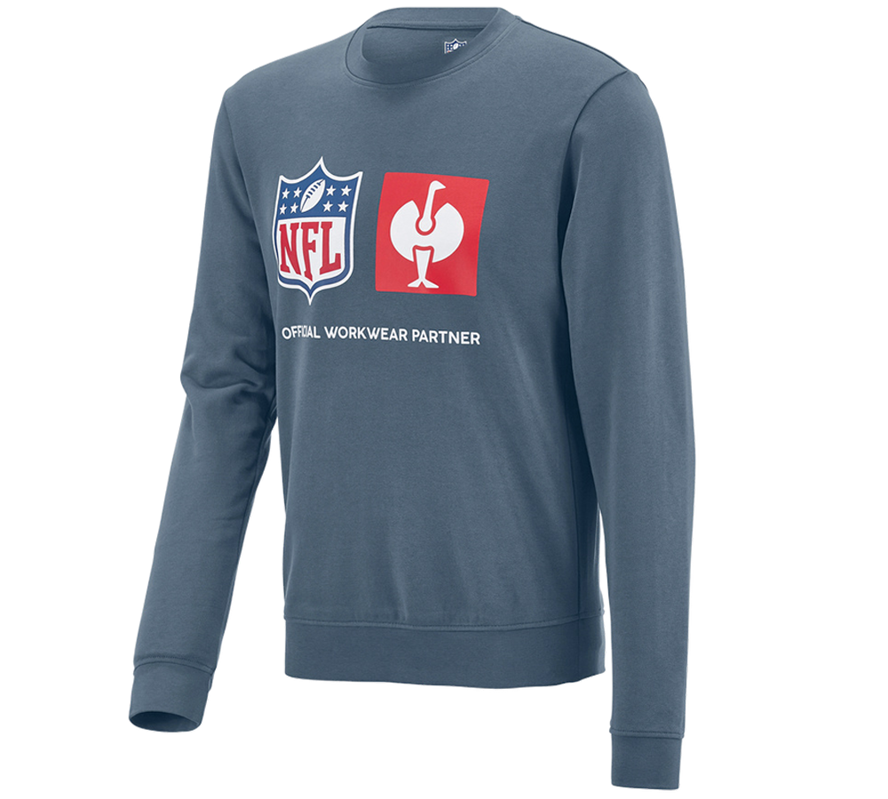 Collaborazioni: NFL Sweatshirt cotton + blu ossido