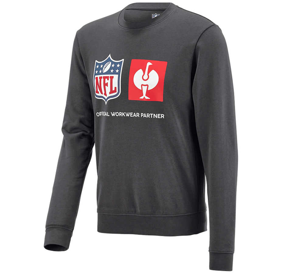 Collaborazioni: NFL Sweatshirt cotton + grigio carbone