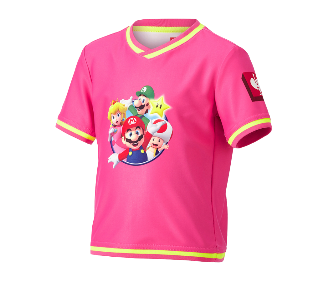 Collaborazioni: Super Mario T-shirt funzionale, bambino + rosa giada