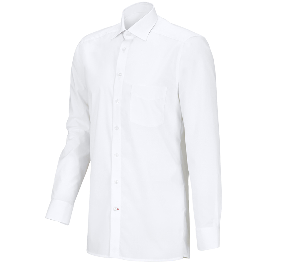 Temi: e.s. camicia da servizio, a manica lunga + bianco
