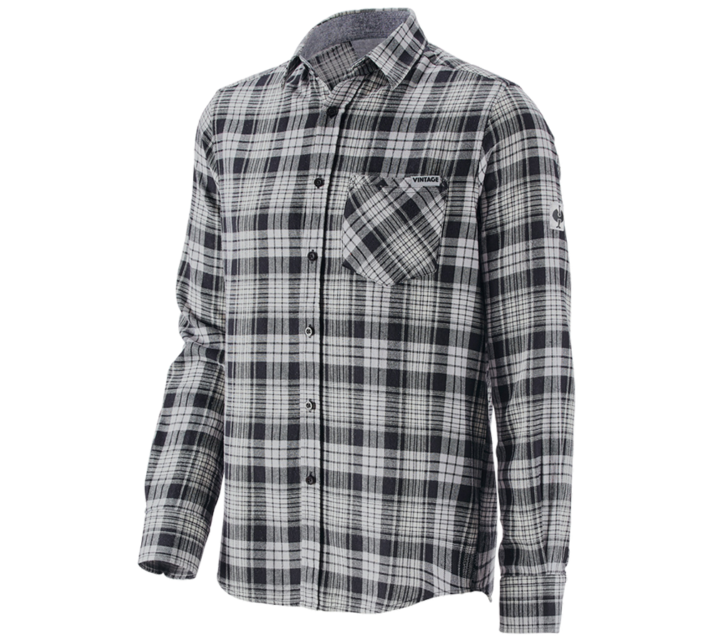 Maglie | Pullover | Camicie: Camicia a scacchi e.s.vintage + nero a scacchi