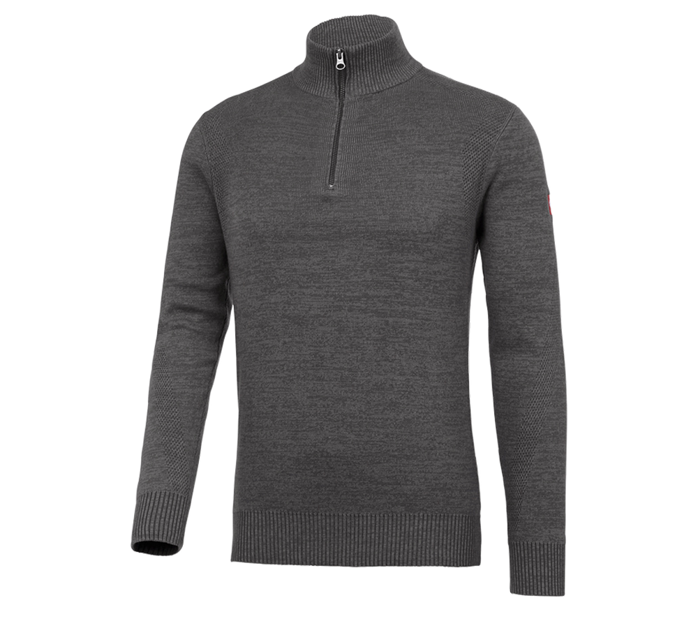 Maglie | Pullover | Camicie: e.s. troyer in maglia + titanio melange