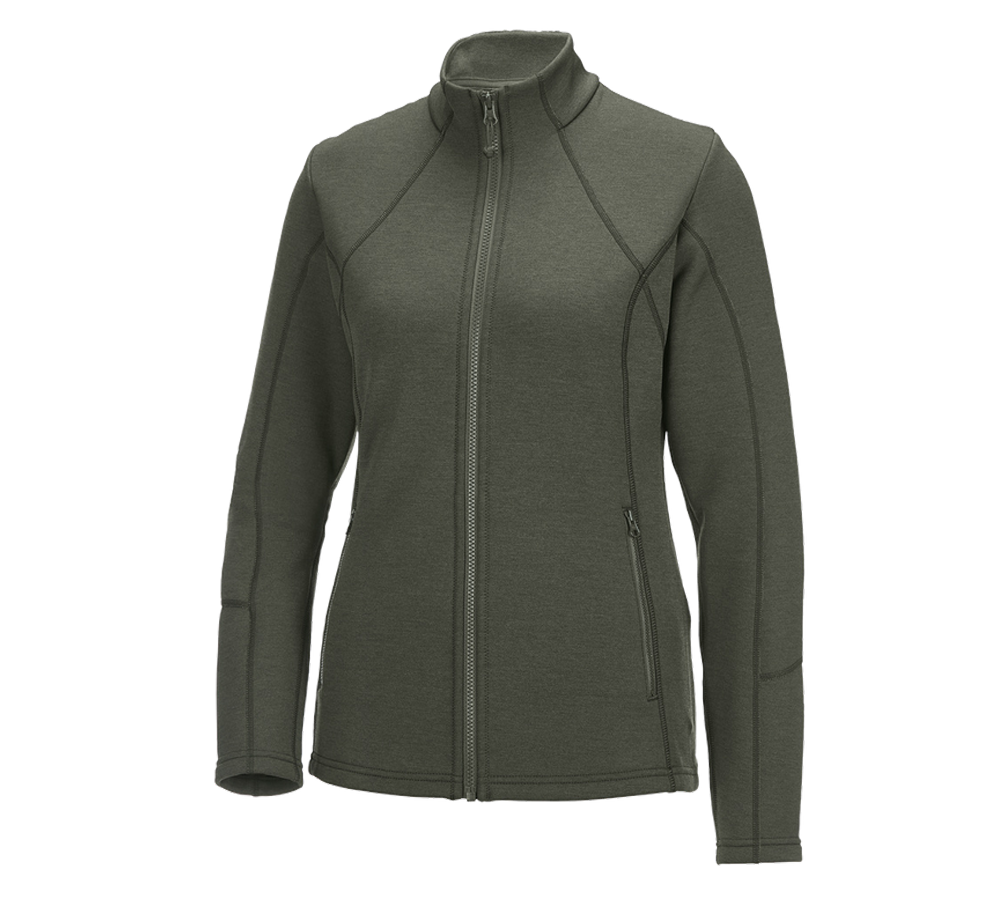 Maglie | Pullover | Bluse: e.s. giacca funzionale melange, donna + timo melange