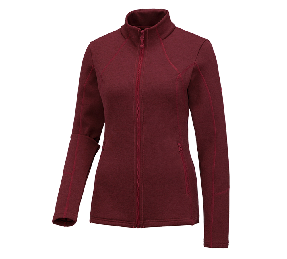 Maglie | Pullover | Bluse: e.s. giacca funzionale melange, donna + rubino melange