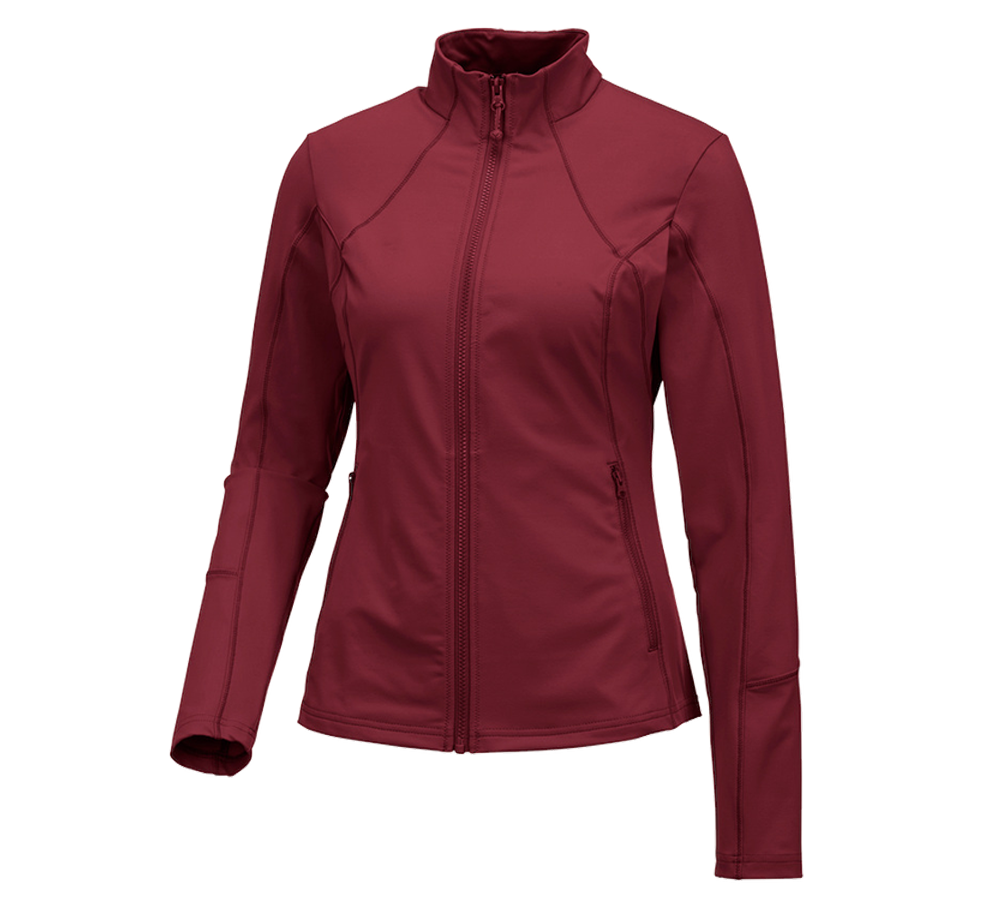 Maglie | Pullover | Bluse: e.s. giacca funzionale solid, donna + rubino
