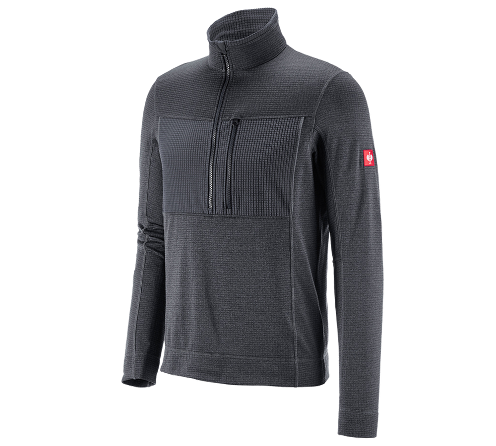 Maglie | Pullover | Camicie: Troyer climacell e.s.dynashield + grafite melange