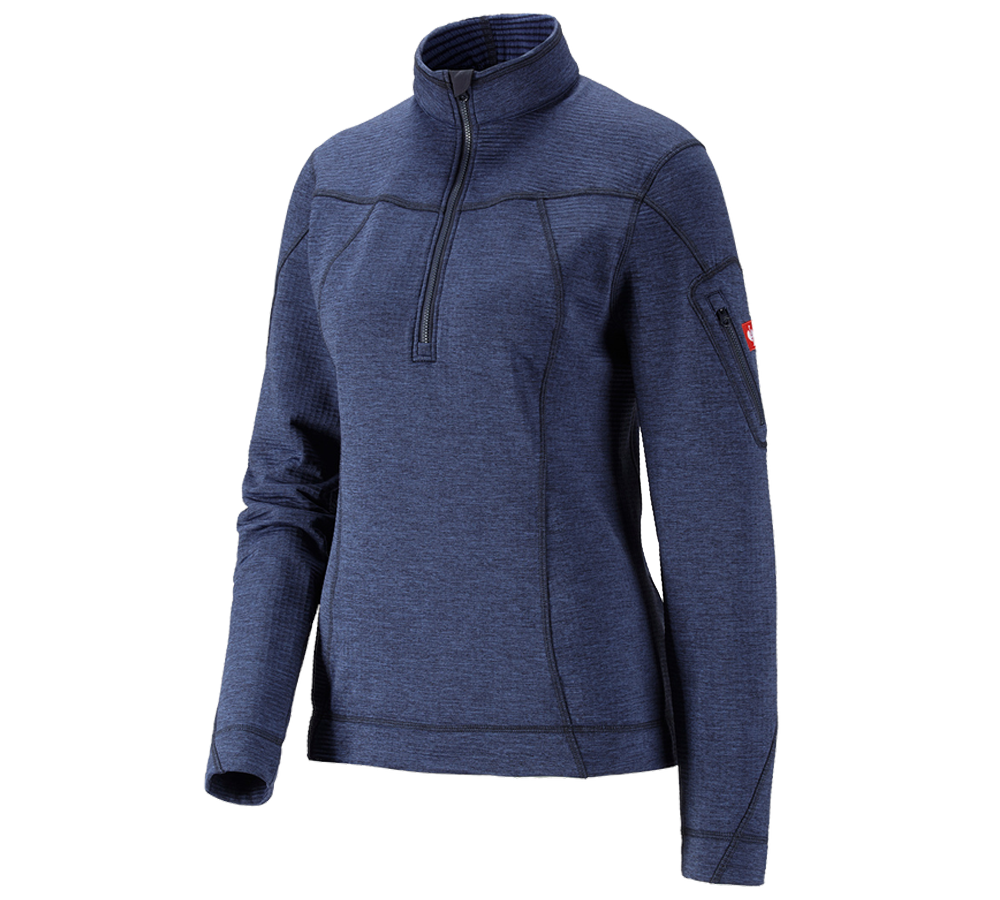 Maglie | Pullover | Bluse: Troyer climacell e.s.dynashield, donna + pacifico melange